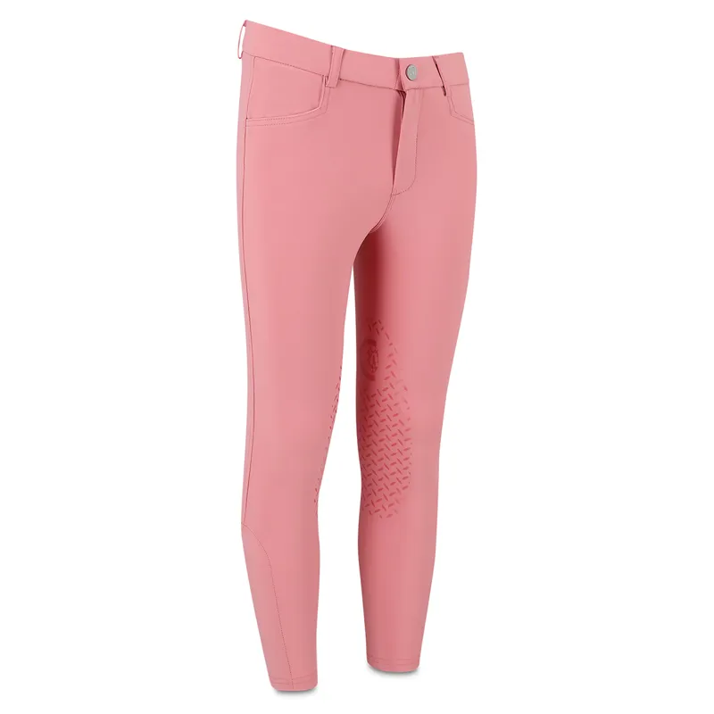Kentucky Miami Junior Girls Knee Grip Breeches - Old Rose