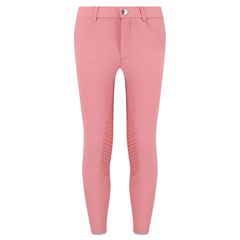 Kentucky Miami Junior Girls Knee Grip Breeches - Old Rose-1