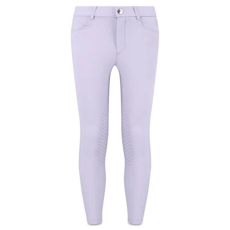 Kentucky Miami Junior Girls Knee Grip Breeches - Light Purple-1