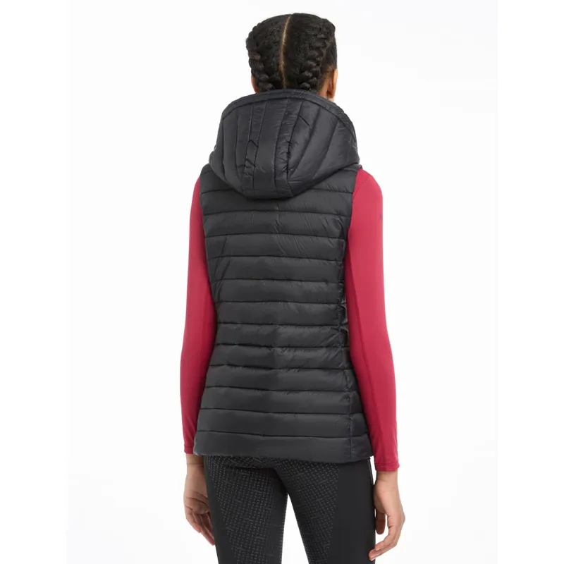 LeMieux Young Rider Milly Junior Puffer Gilet - Black-9