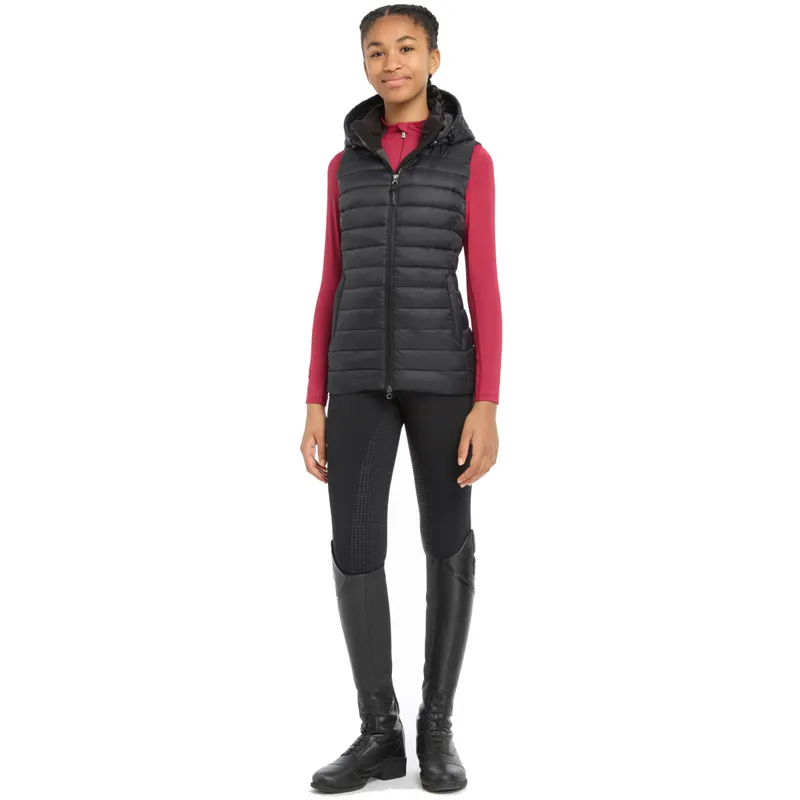 LeMieux Young Rider Milly Junior Puffer Gilet - Black-7