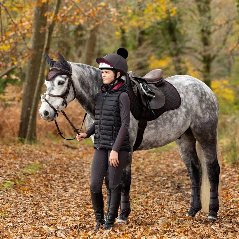 LeMieux Young Rider Milly Junior Puffer Gilet - Black-4