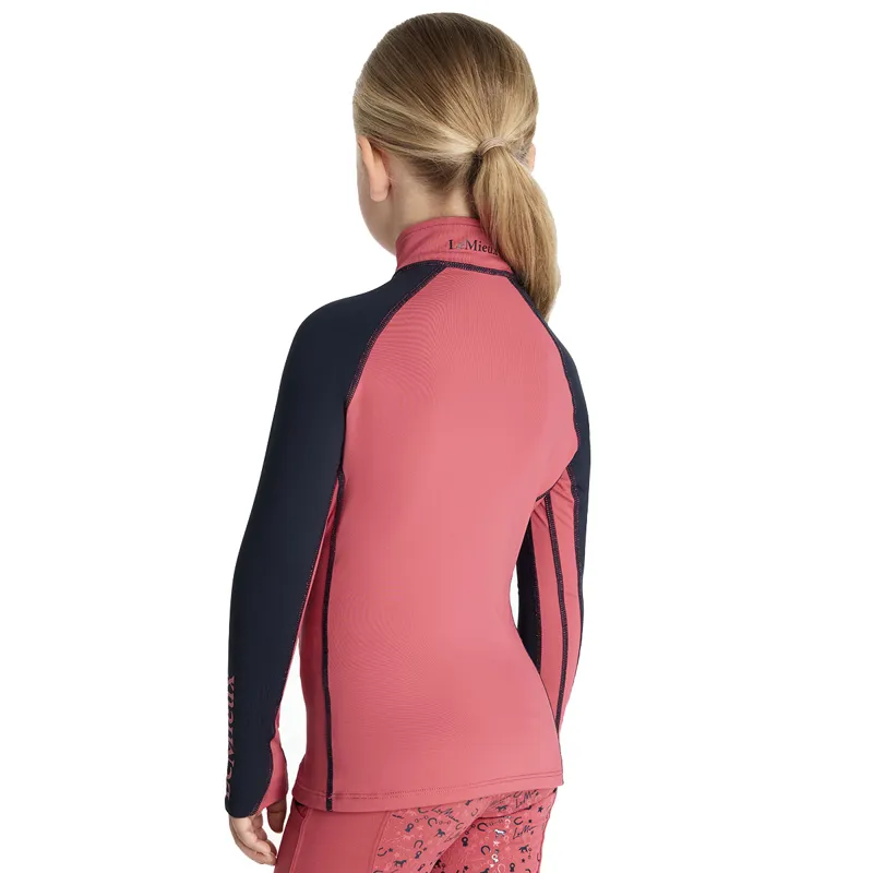 LeMieux Mini Junior Base Layer - Cranberry-3
