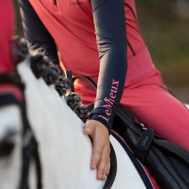 LeMieux Mini Junior Base Layer - Cranberry-5