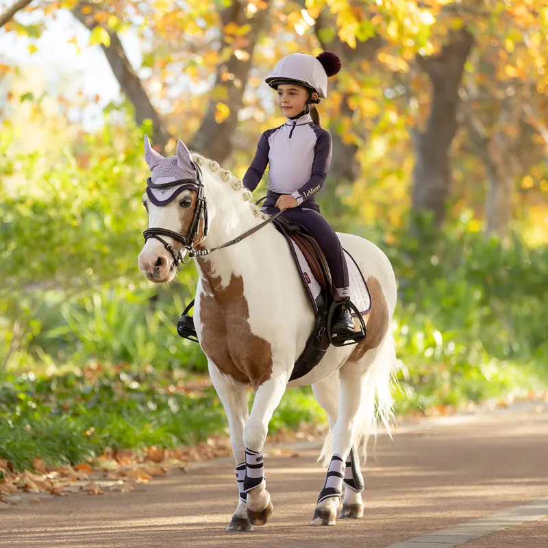 LeMieux Mini Junior Base Layer - Lilac-4