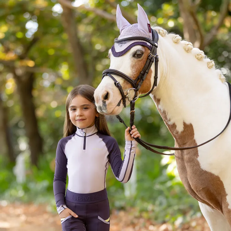 LeMieux Mini Junior Base Layer - Lilac-3