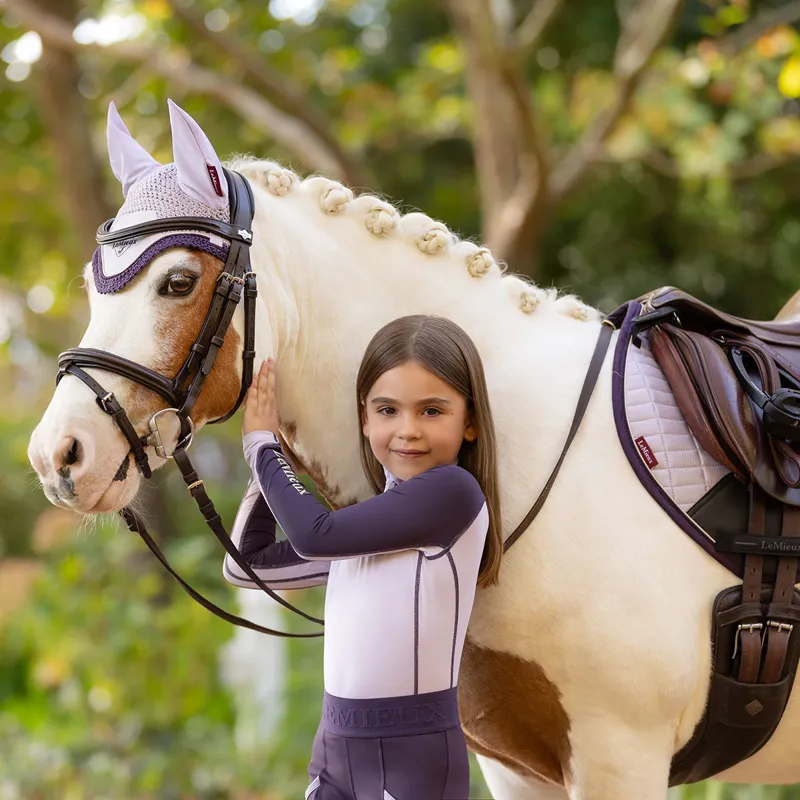 LeMieux Mini Junior Base Layer - Lilac-2