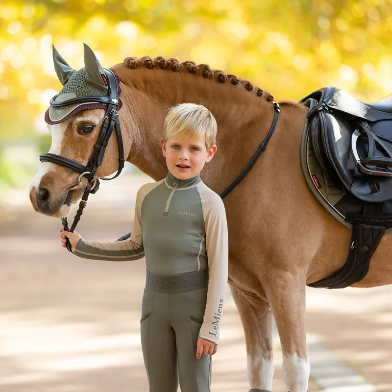 LeMieux Mini Junior Base Layer - Rosemary-2