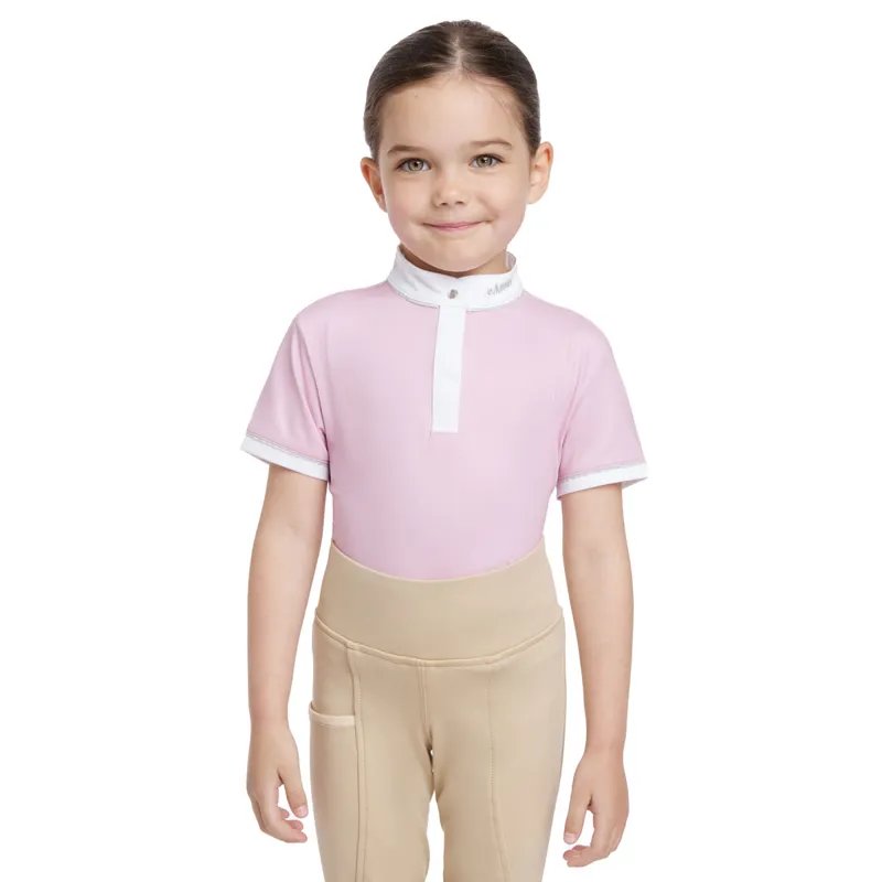 LeMieux Mini Bella Junior Girls Show Shirt - Blossom-2