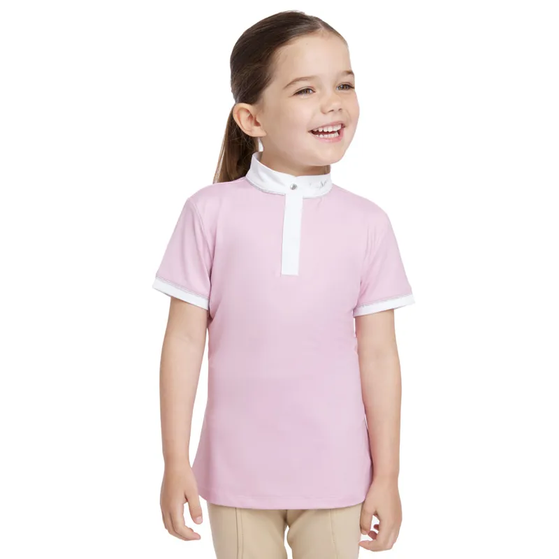 LeMieux Mini Bella Junior Girls Show Shirt - Blossom