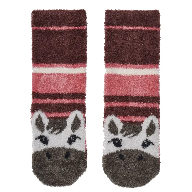 LeMieux Mini Fluffy Character Junior Socks - Andalusian-2