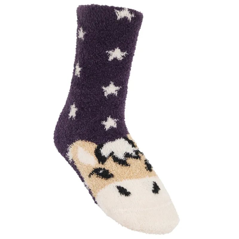 LeMieux Mini Fluffy Character Junior Socks - Fjord