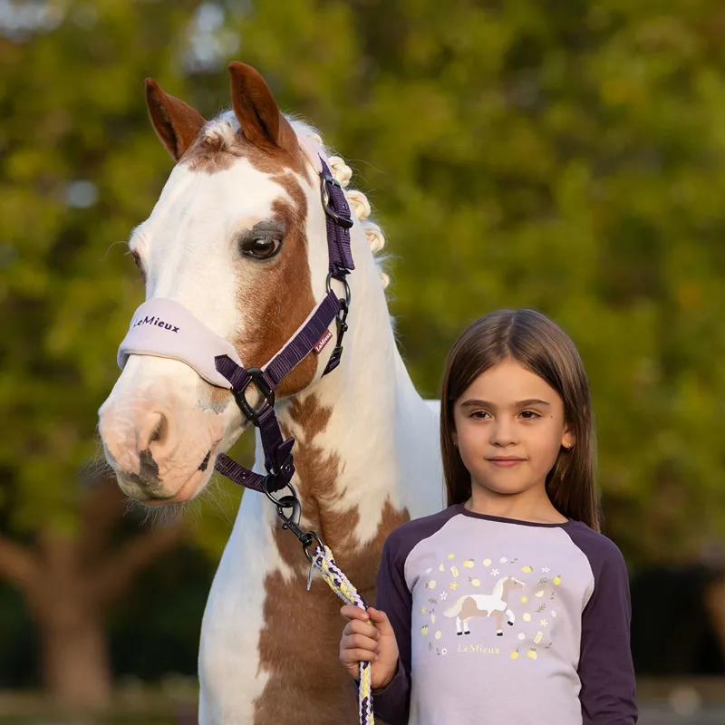 LeMieux Mini Vogue Headcollar and Lead Rope - Juniper-1