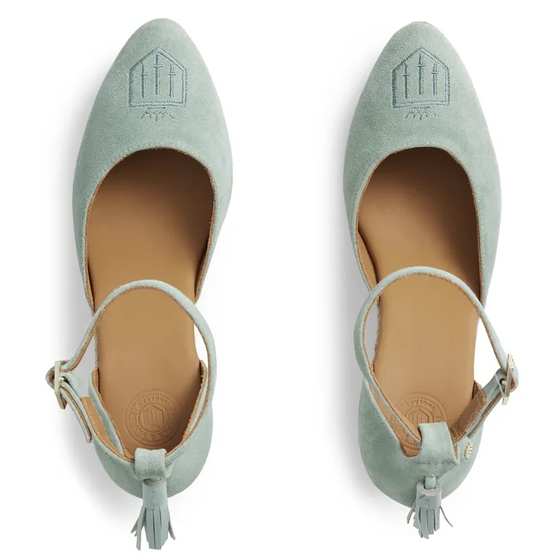 Fairfax and Favor Monaco Espadrille Wedges - Mint-1