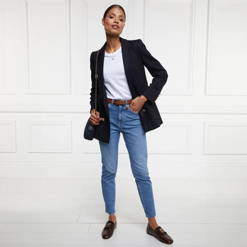 Holland Cooper Monogram Ladies Tee - White-3