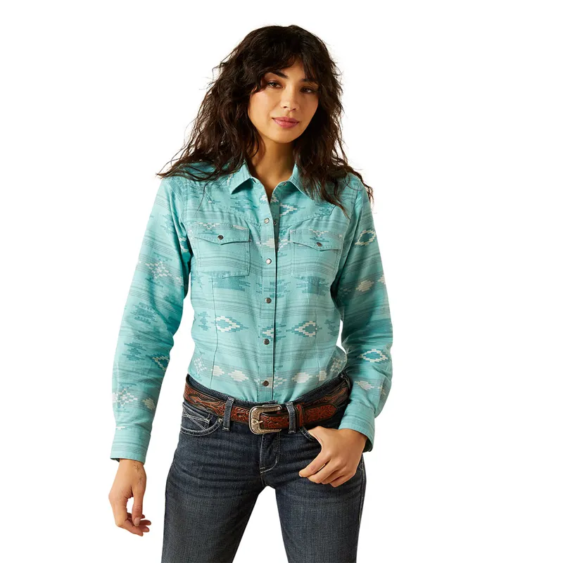 Ariat Montana Western Womens Shirt - Montana Blanket Jacquard