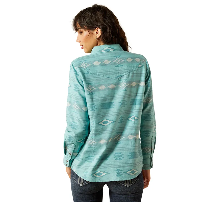 Ariat Montana Western Womens Shirt - Montana Blanket Jacquard-1