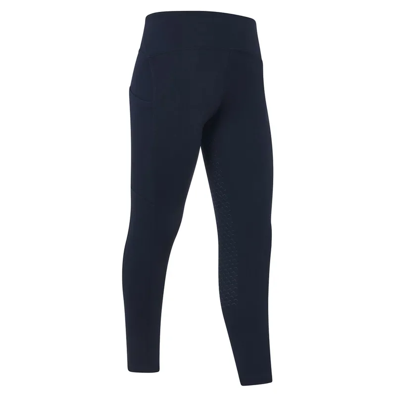 LeMieux Mini Nora Brushes Pull On Junior Riding Tights - Navy-1
