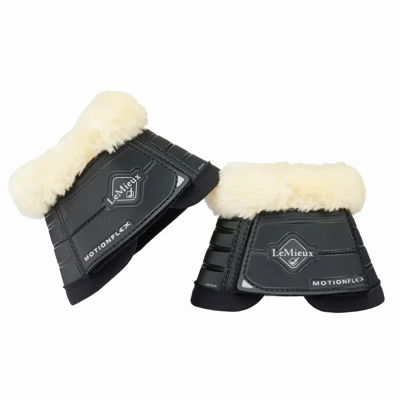 LeMieux Motionflex Overreach Boots with Fleece - Black