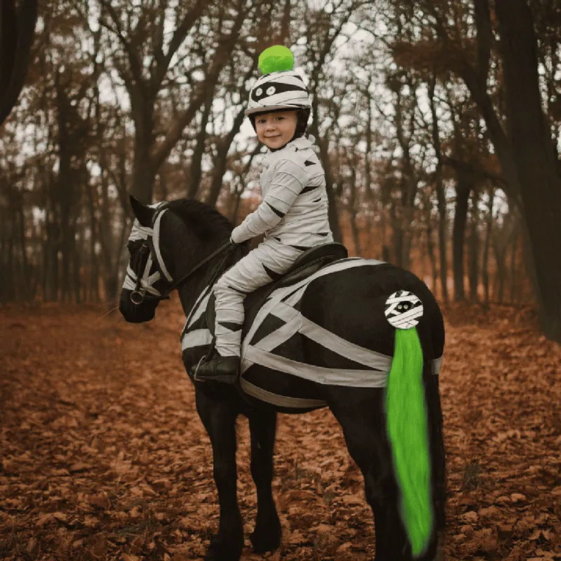 Equetech Halloween Hat Silk - Mummy Mayhem-2