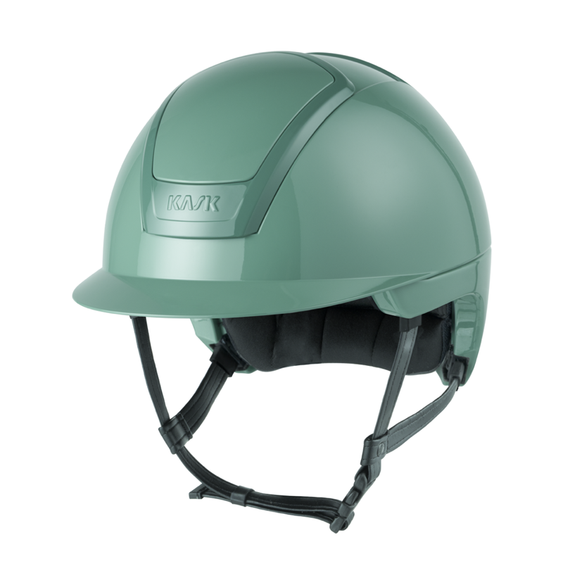 KASK Nemesi Shine Riding Hat - Mint Green