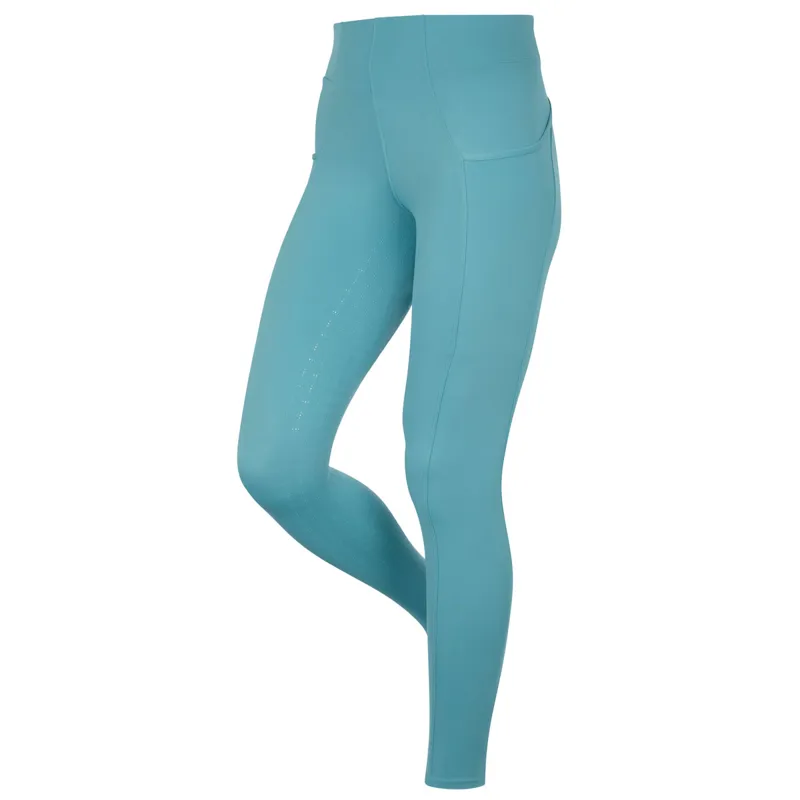 LeMieux Naomi Full Grip Pull On Riding Tights - Lagoon-2