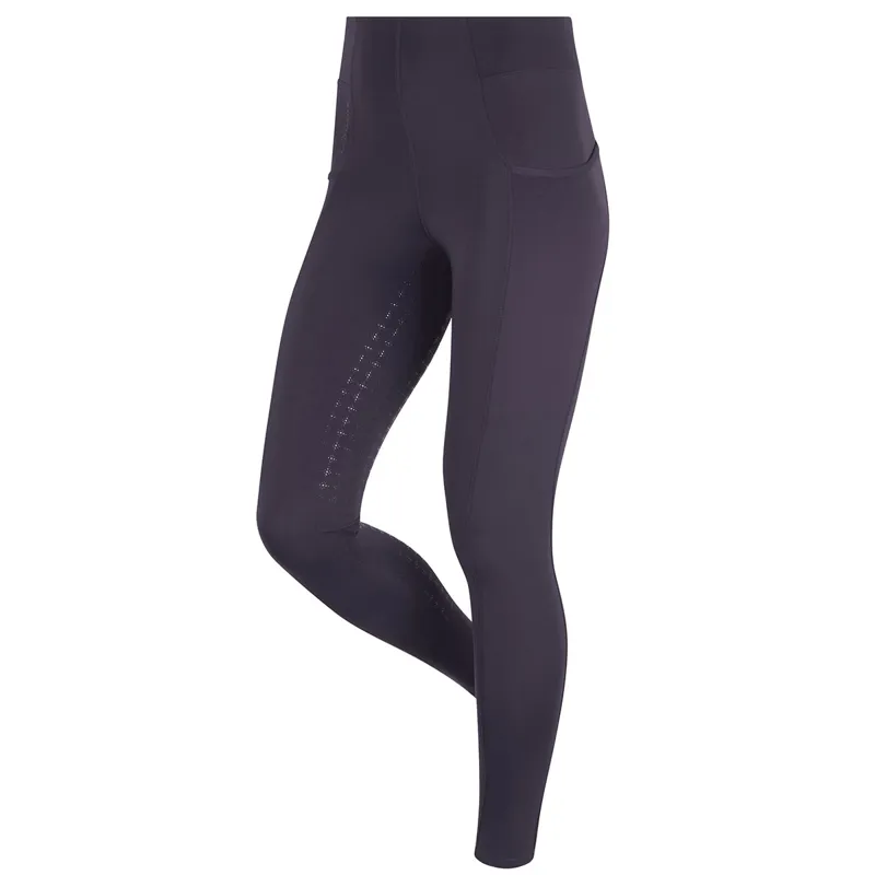 LeMieux Naomi Full Grip Pull On Riding Tights - Juniper-4