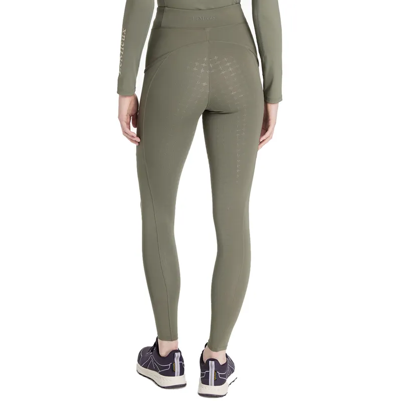 LeMieux Naomi Full Grip Pull On Riding Tights - Rosemary-3