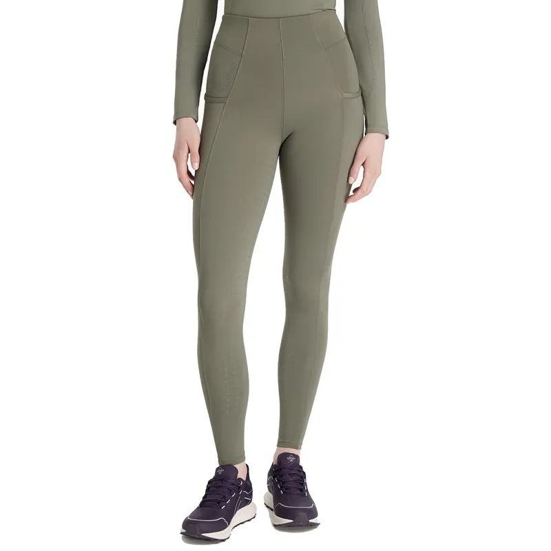 LeMieux Naomi Full Grip Pull On Riding Tights - Rosemary