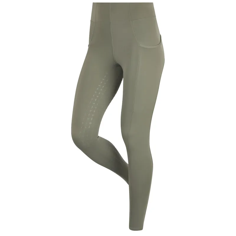 LeMieux Naomi Full Grip Pull On Riding Tights - Rosemary-2