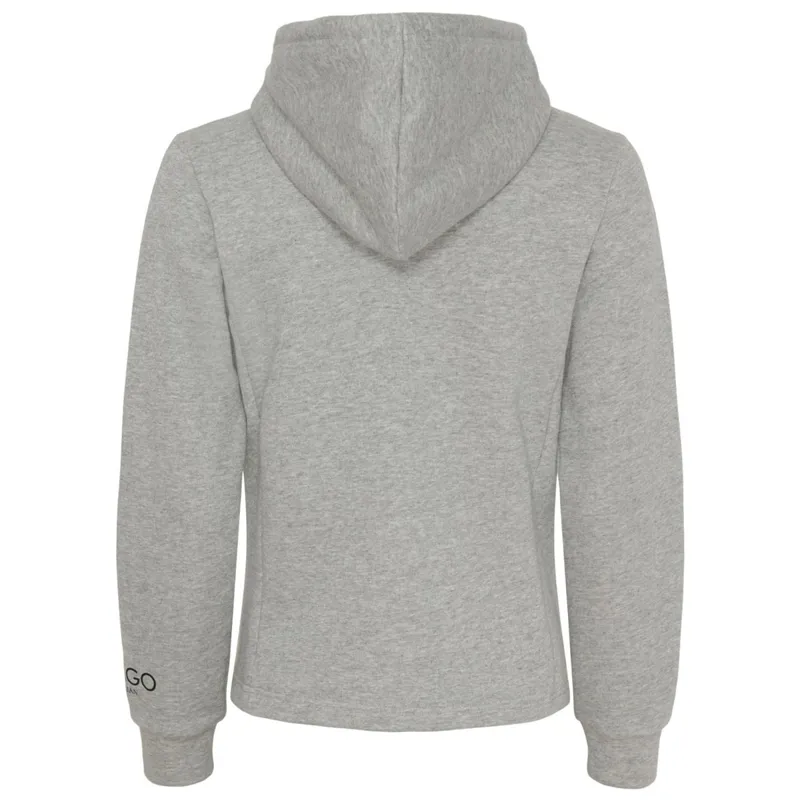 Catago Natalie Ladies Zip Hoodie - Grey Melange-2