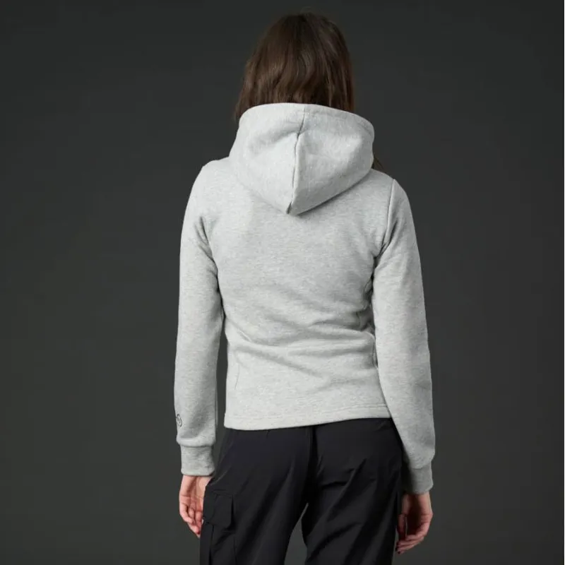 Catago Natalie Ladies Zip Hoodie - Grey Melange-6