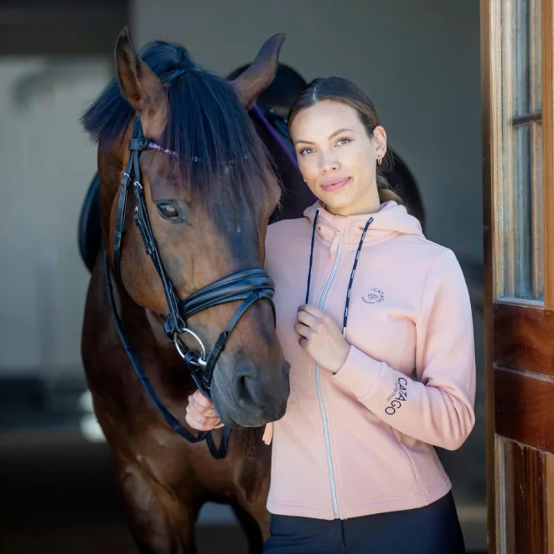Catago Natalie Ladies Zip Hoodie - Burnished Lilac-2