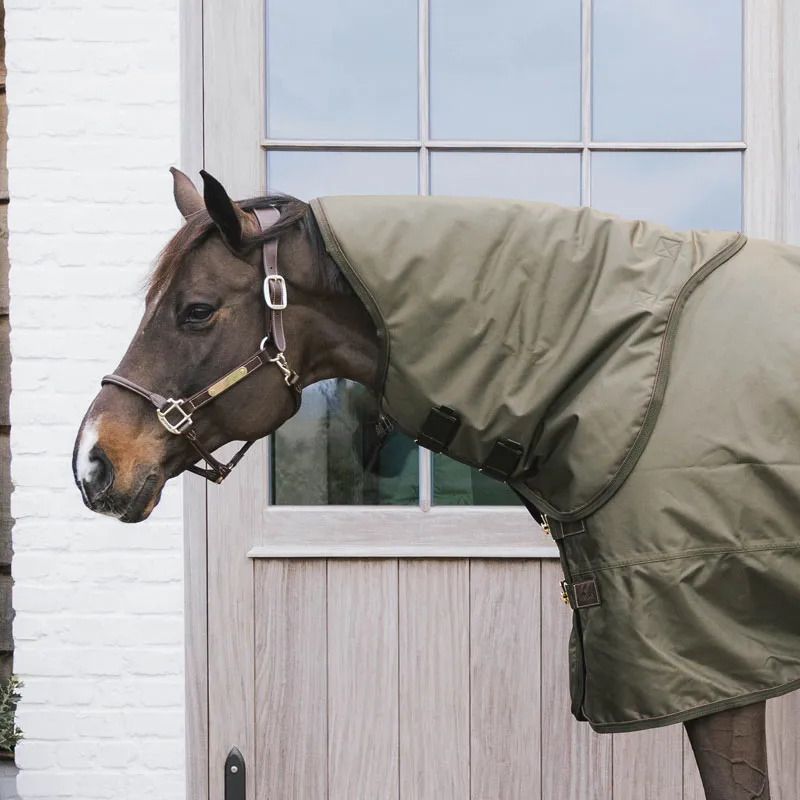 Kentucky All Weather Waterproof Pro 150g Turnout Neck Cover - Khaki