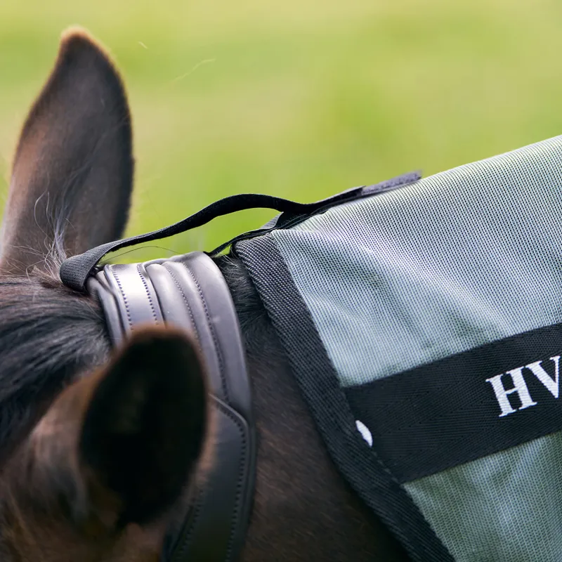 HV Polo Nena Detachable Neck Fly Rug - Greenery-2