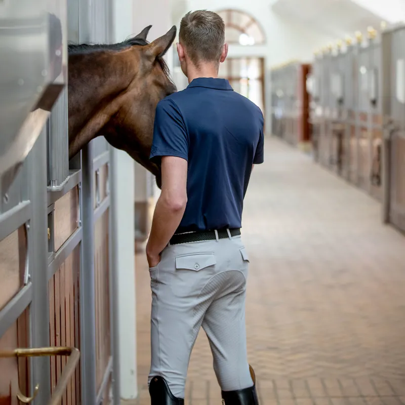 Catago Nero Full Grip Mens Breeches - Monument Grey-4