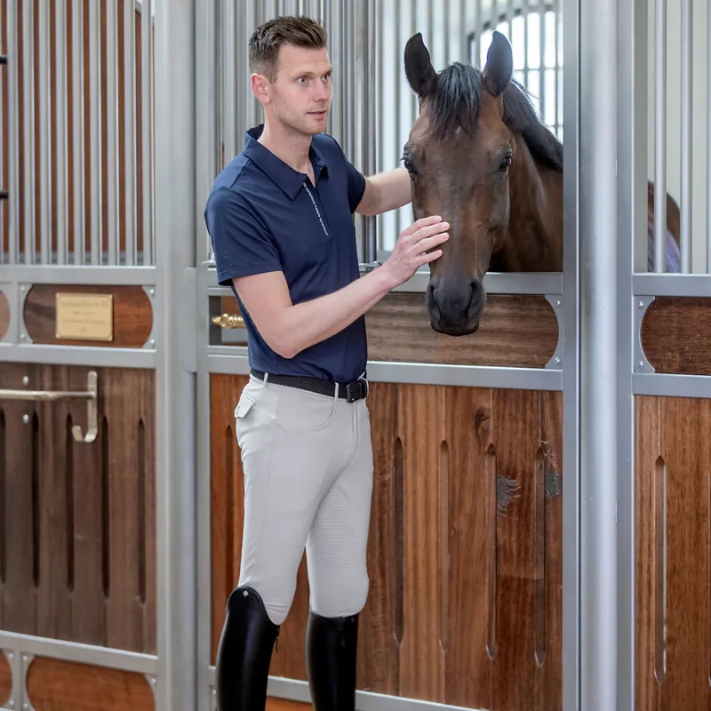 Catago Nero Full Grip Mens Breeches - Monument Grey-5