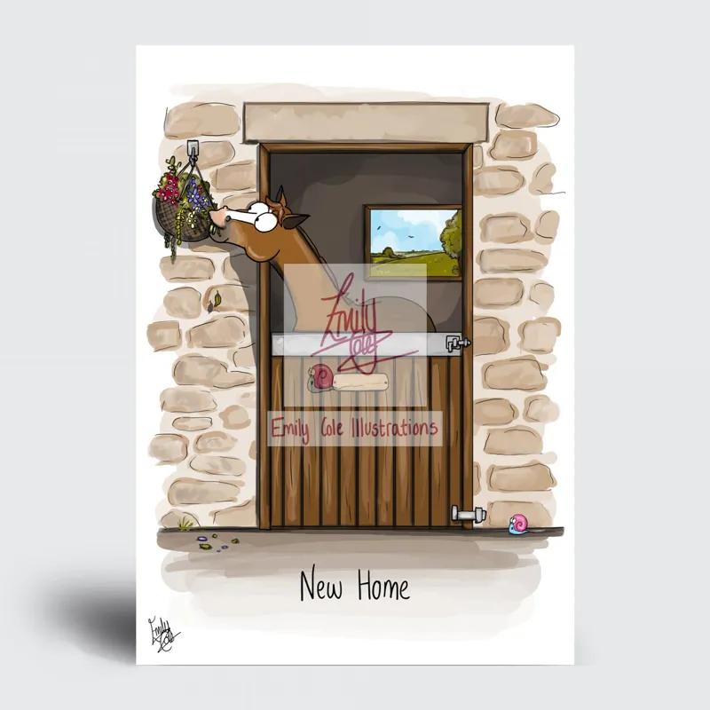 Emily Cole Greeting Card - New Home