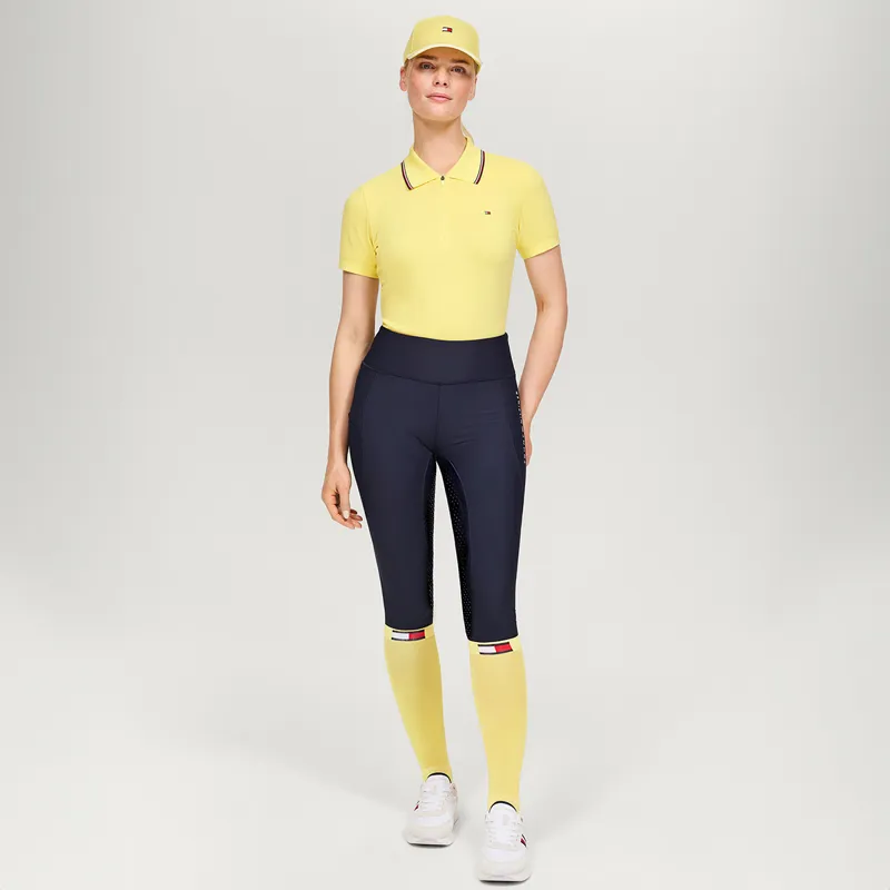 Tommy Hilfiger Newbury Unisex Tall Riding Socks - Citronella-3