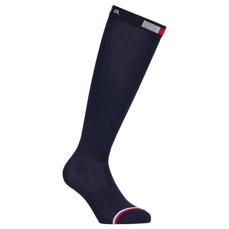 Tommy Hilfiger Newbury Unisex Tall Riding Socks - Desert Sky