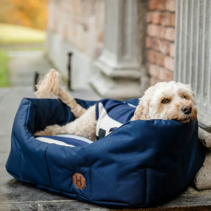 Horseware Newmarket Dog Bed - Witney Navy-4