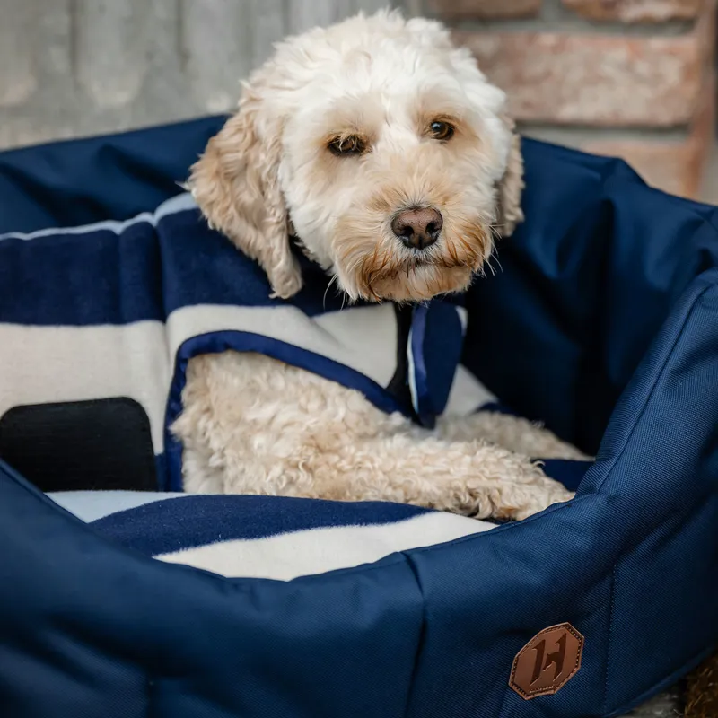 Horseware Newmarket Dog Bed - Witney Navy-3