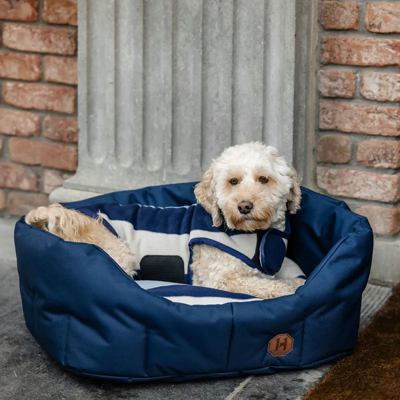 Horseware Newmarket Dog Bed - Witney Navy-2