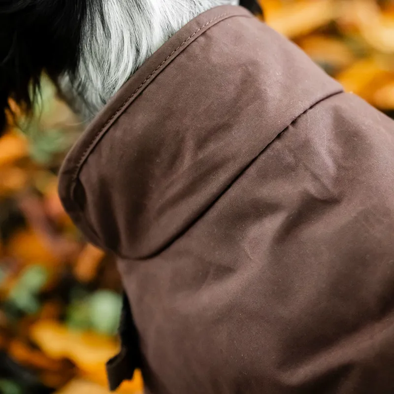 Horseware Newmarket Heritage Dog Coat - Brown/Witney Navy-5