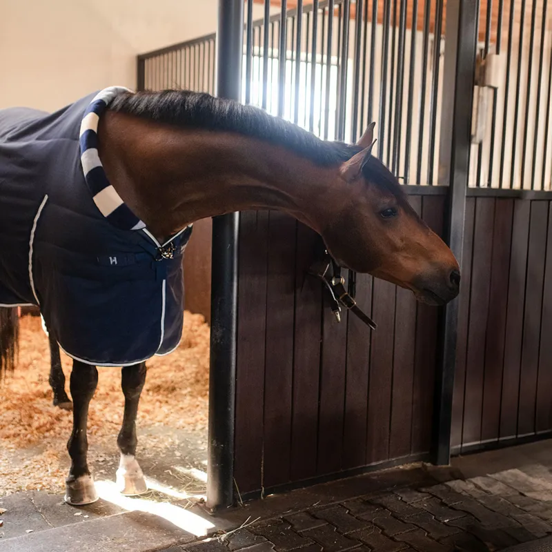 Horseware Newmarket Cosy 400g Stable Rug - Whitney Navy-12