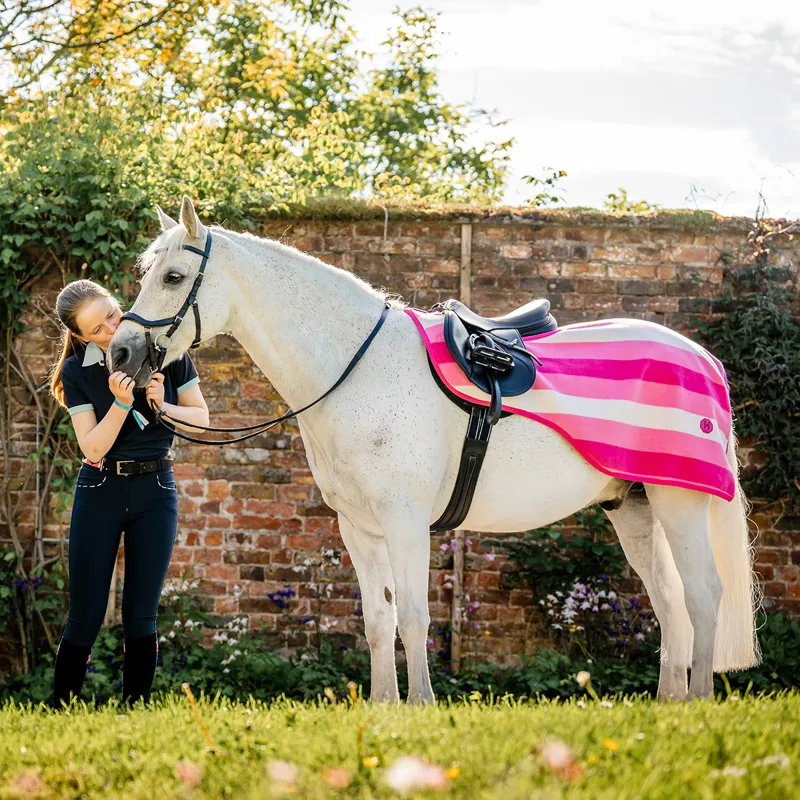 Horseware Newmarket Exercise Sheet - Whitney/Pink-5