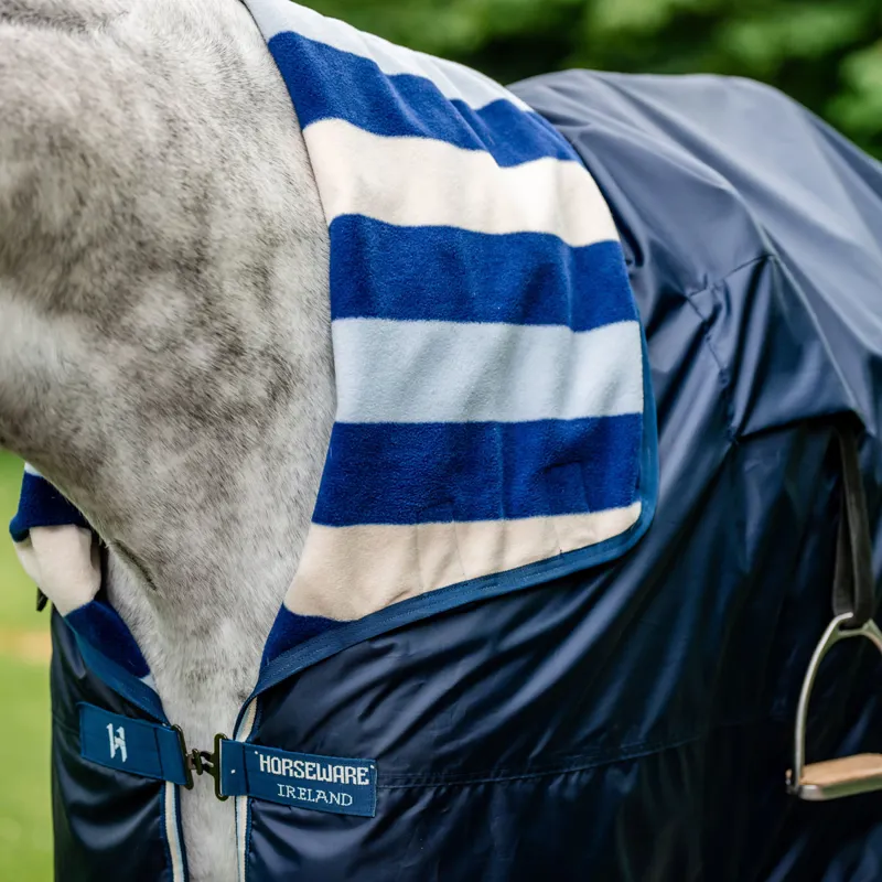 Horseware Newmarket Rain Sheet Riding Rug - Witney Navy-6