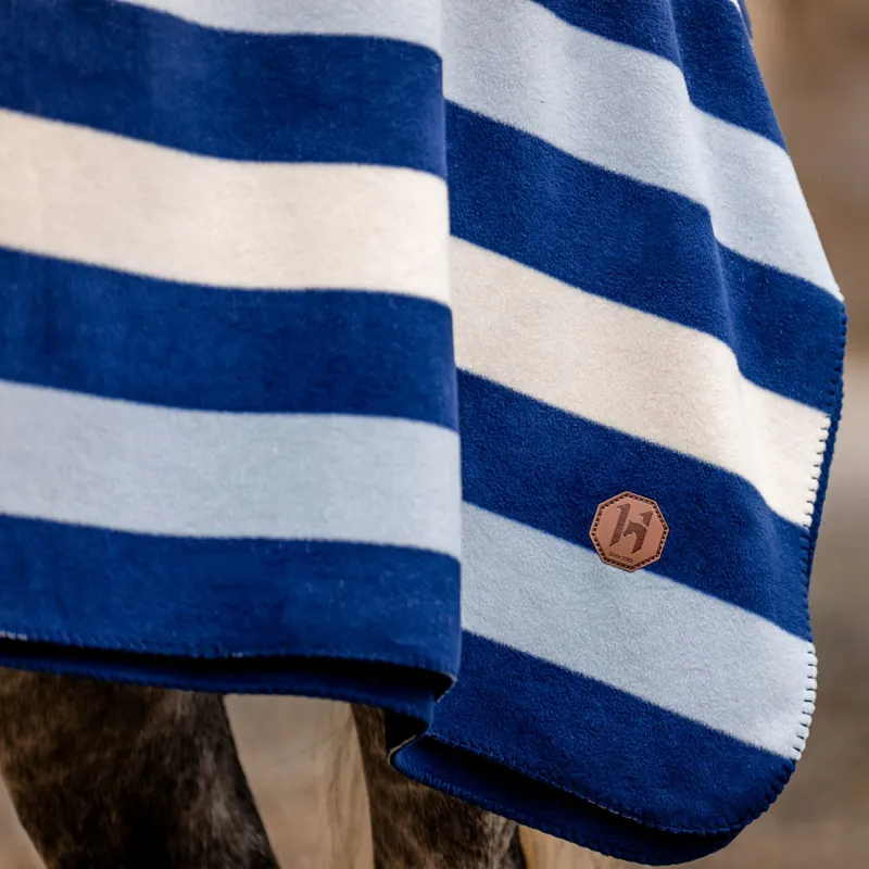 Horseware Newmarket Fleece Blanket Cooler - Witney Navy-2