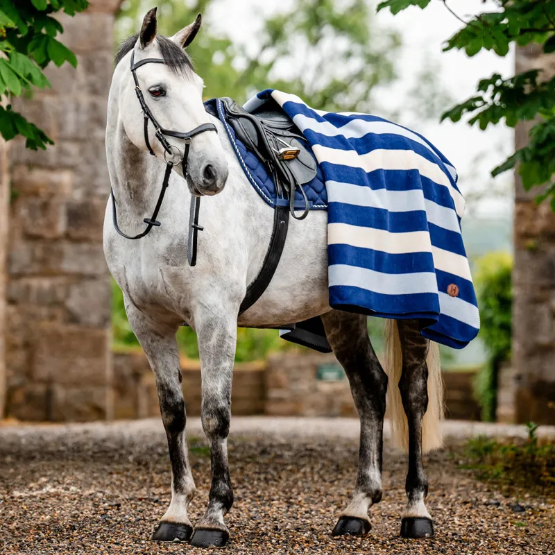 Horseware Newmarket Fleece Blanket Cooler - Witney Navy