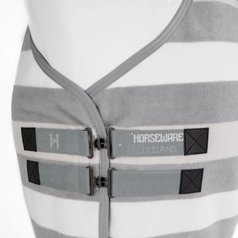Horseware Newmarket Fleece Cooler Rug - Witney/Charcoal-3